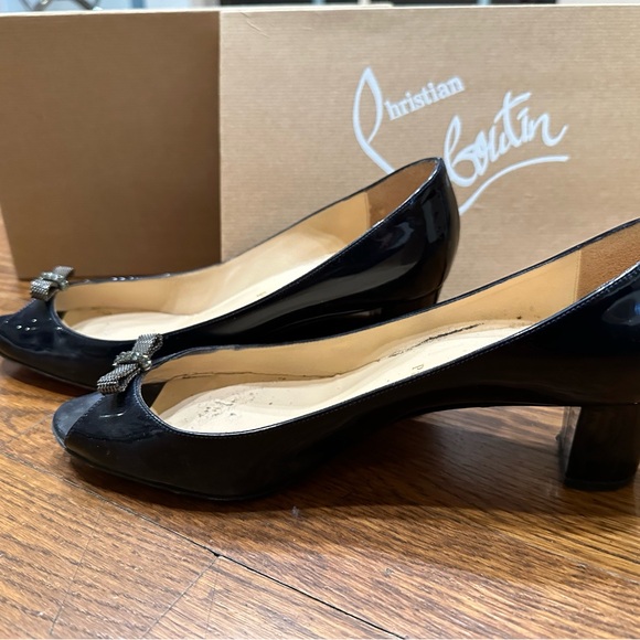 Louboutin peep toe with box 41.5 - Picture 2 of 5